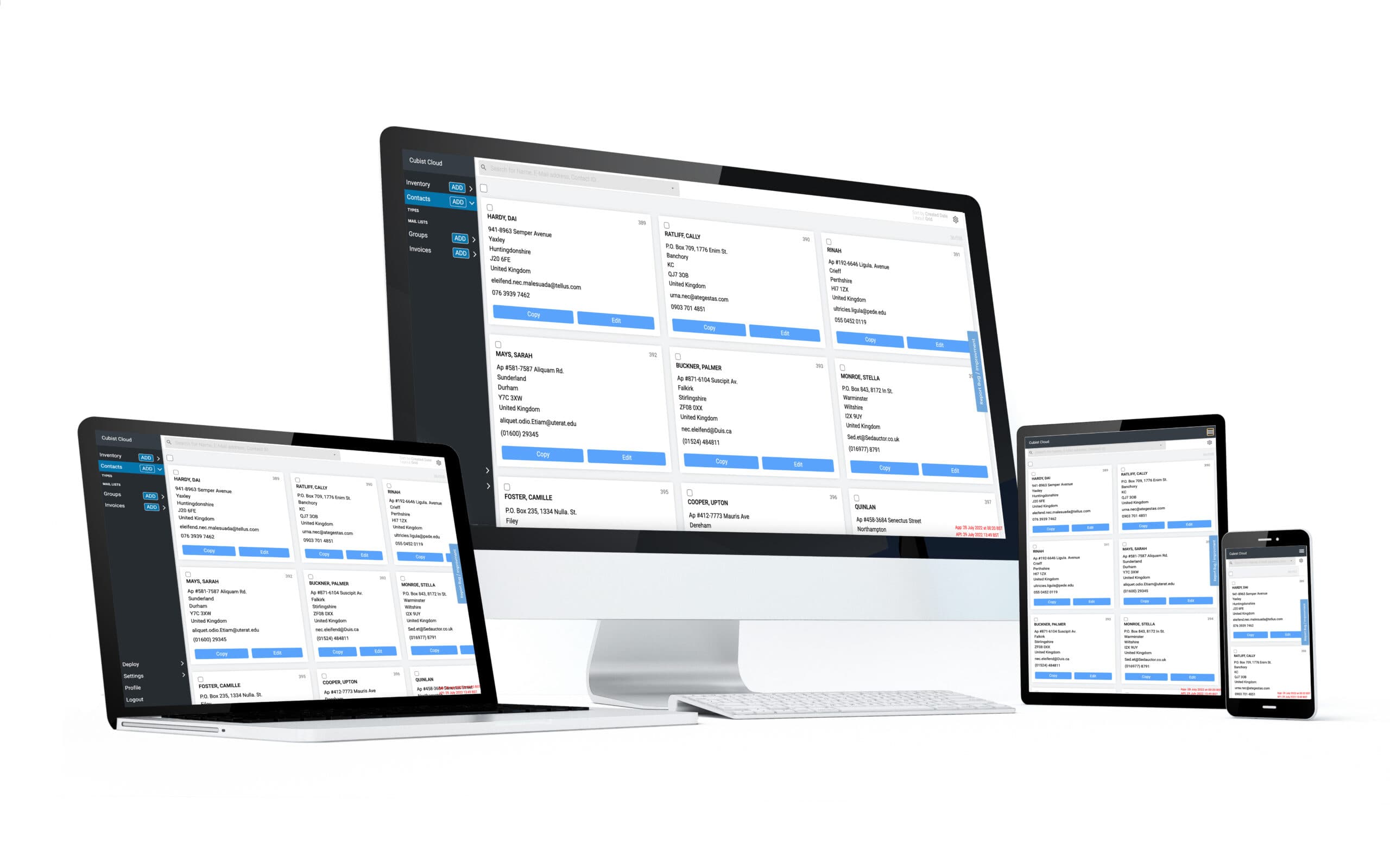 mobility devices white screen magazine responsive design